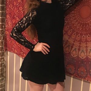 Lace Black Dress